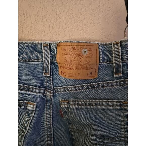 Y2k Levis Blue Denim Classic Red Tab Handmade Purse Shoulder Tote Bag 15"x12" - Picture 3 of 6